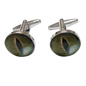 Reptile Eye Design Cufflinks